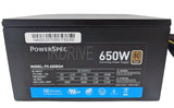 Lot 4pcs: PowerSpec 650W 80plus Bronze 2x PCIE Modular Cable ATX PC Power Supply