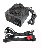 Lot 4pcs: PowerSpec 650W 80plus Bronze 2x PCIE Modular Cable ATX PC Power Supply