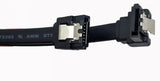 Mix Lot 80: NEW 19" SATA 3.0 6Gb/s (40x 90-degree+ 40x Straight) PC Data Cables