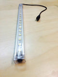 New 12V 3.6W Soft White LED Light Bar Non-Waterproof + Power Adapter & Cable