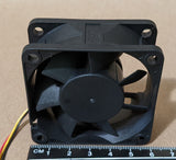2-Pack: T&T MWP625FH12B 60mm 7000 RPM Dual Ball Bearing DC 12V Server/Mining Rig Cooling Case Fan