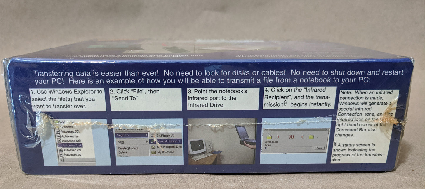 Beige 5.25" Form Factor IrDA Infrared Drive - Retail Version