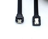 Mix Lot 80: NEW 19" SATA 3.0 6Gb/s (40x 90-degree+ 40x Straight) PC Data Cables