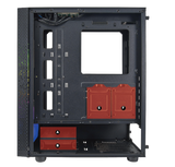 New AZZA Bundle Celesta CSAZ-340F ARGB Mid Tower ATX Case w/ SHARK ATX-1000-LED 1000W BLUE LED PSU