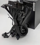 New AZZA Bundle Celesta CSAZ-340F ARGB Mid Tower ATX Case w/ SHARK ATX-1000-LED 1000W BLUE LED PSU