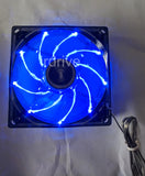 4-Pack: NEW Enermax 90mm x 25mm Blue LED 3-pin 12V PC Case Cooling Fan + Screws