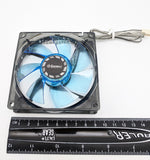 4-Pack: NEW Enermax 90mm x 25mm Blue LED 3-pin 12V PC Case Cooling Fan + Screws