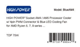 HIGH POWER® BlueAM4 Bar Code