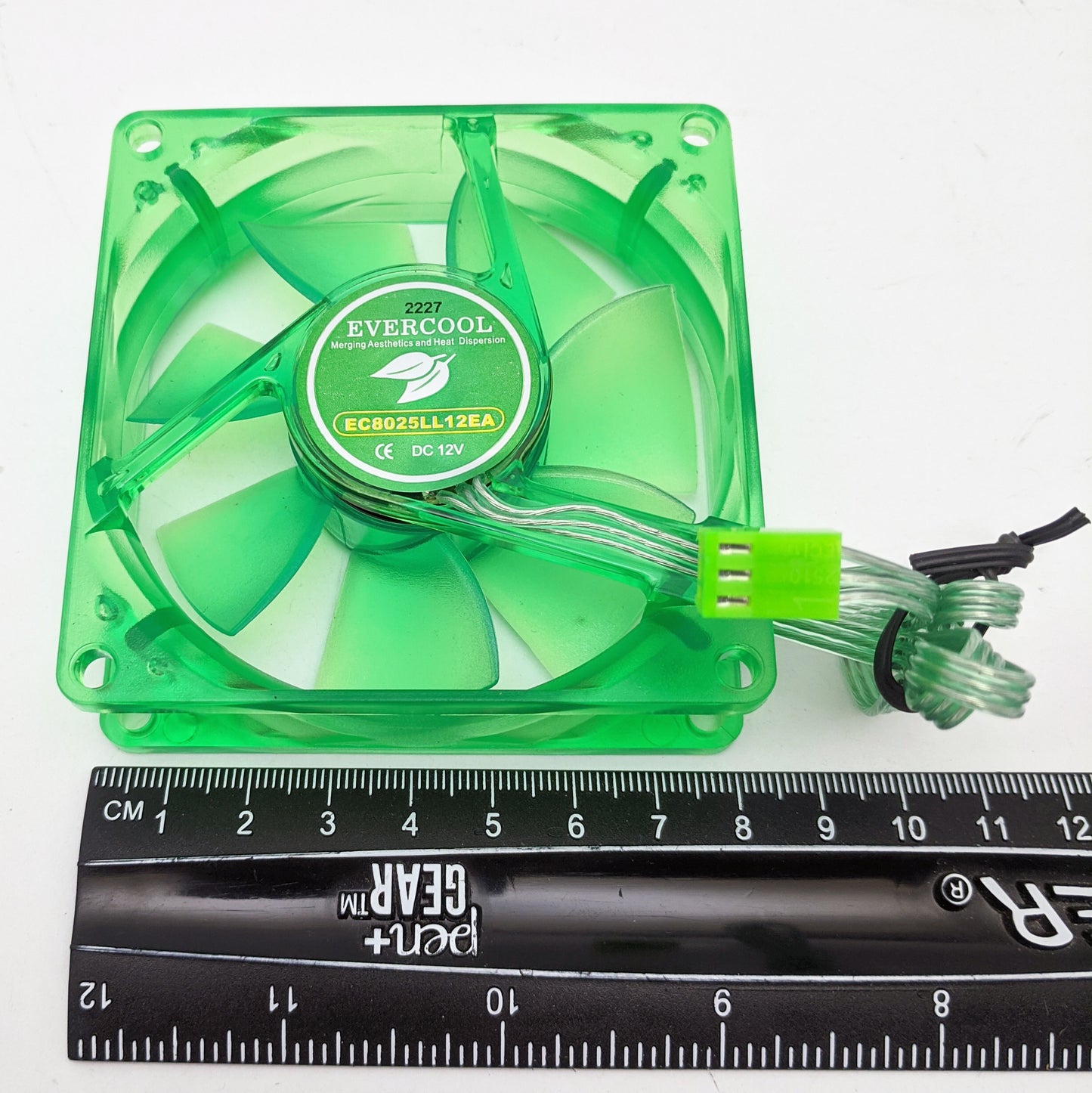 4-pack: NEW Evercool Ever Green 80mm 3pin 16dBA Super Quiet PC Case Cooling Fan EGF-8