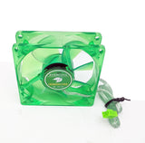 4-pack: NEW Evercool Ever Green 80mm 3pin 16dBA Super Quiet  PC Case Cooling Fan EGF-8