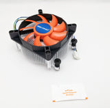 Low Profile Orange Fan Main Picture w/ thermal paste