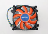 low profile cpu cooler view from above