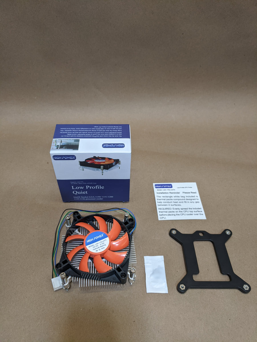 Fan Socket 1150 Vs 1156 HIGH POWER® LGA-115x-mITX Low Profile In