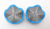 2-Pack: NEW Logisys Blue Golf Ball Anti-Slip Notebook, PC Keyboard, Cell Phone Tilt Stand ST01BL