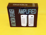 Lot 12: Enjoy 180W Amplified Multimedia Beige PC System Speaker/Headphone Jack