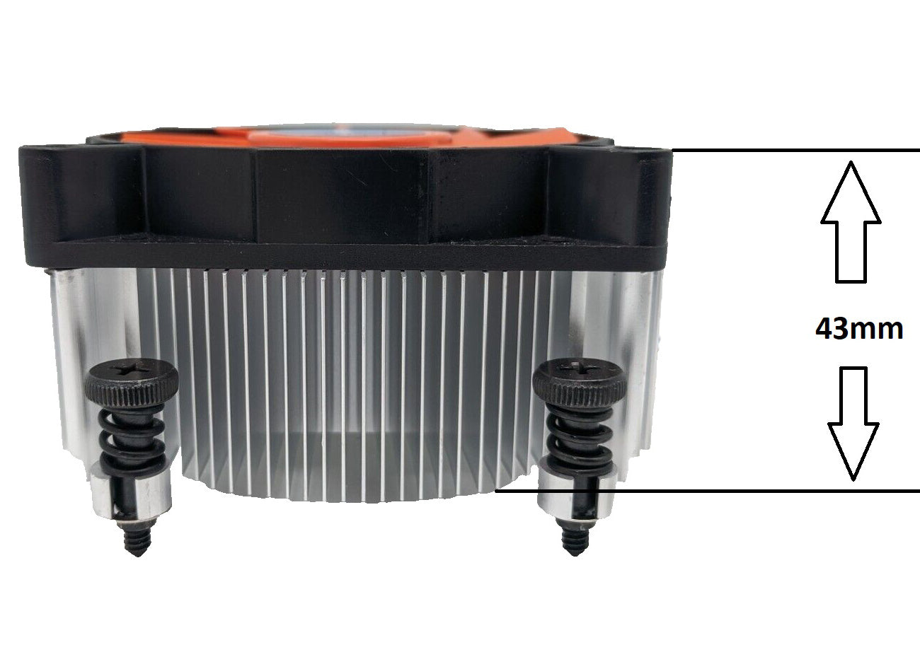 HIGH POWER® Low Profile 1U/2U/MiniITX PC AMD Ryzen Socket AM4/AM5 PWM CPU Cooler