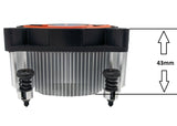 HIGH POWER® Low Profile 1U/2U/MiniITX PC AMD Ryzen Socket AM4/AM5 PWM CPU Cooler