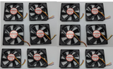 Lot 12: NEW 80mm x 80mm x 15mm 3-wire Stripped Computer PC Ball Bearing Case Fan