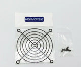 NEW HIGH POWER® 90mm Black Anodized Round Fan Grill, PC Case Installation Screws