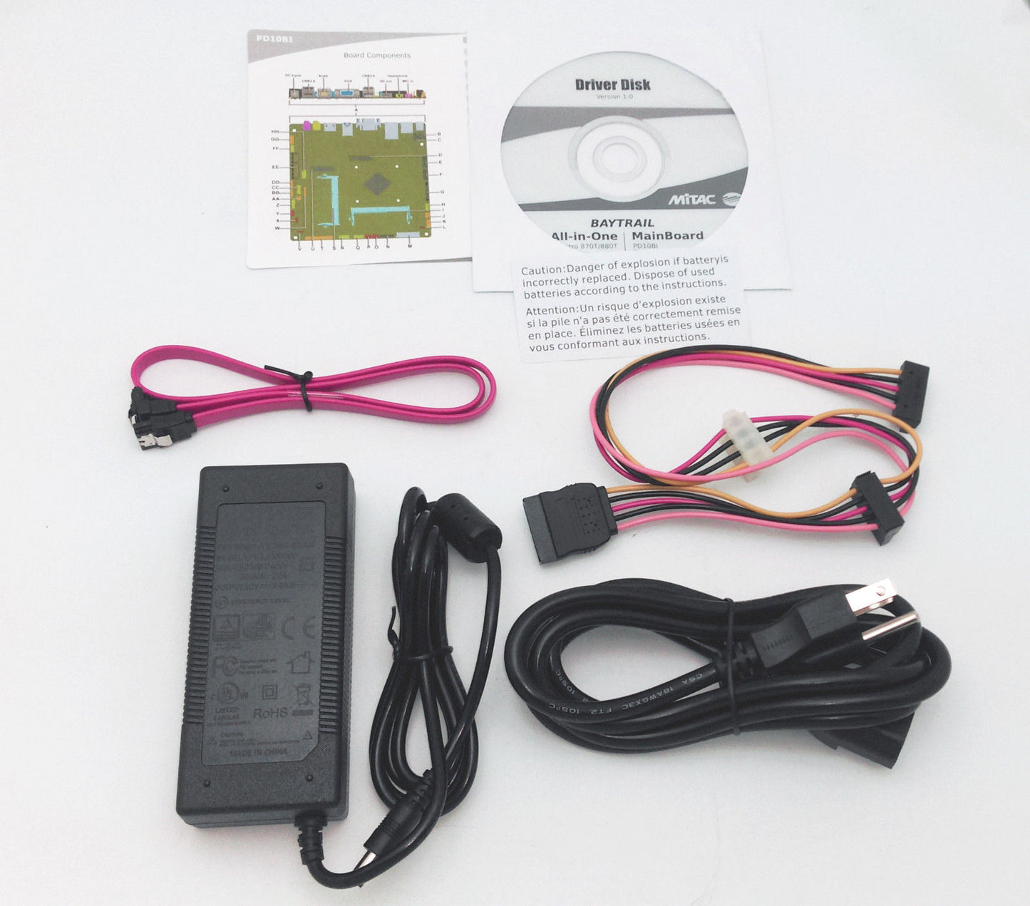 NEW Fanless Mini-ITX Barebone PC Intel 2GHz Quad-CORE,8GB DDR3 VGA/HDMI,HD Audio