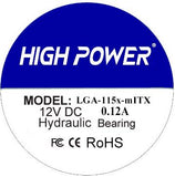 HIGH POWER® LGA-115x-mITX Low Profile (26.95mm in height) Intel Processor Cooling Fan & Heat-sink   LGA 1156/1155/1150/1151/1200