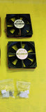 Qty 2: Jamicon 120mm Dual-Ball-Bearing Cooling Fan Kit for Open Air/ PC/ Server Case JF1225B1HA