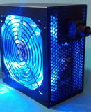 SHARK 1200W Blue LED Quiet Fan 4x PCIe 8-SATA Gaming PC ATX/EPS 12V Power Supply