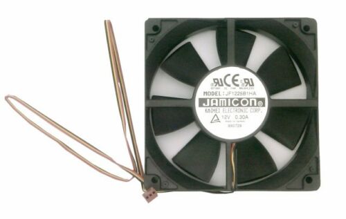 Qty 2: Jamicon 120mm Dual-Ball-Bearing Cooling Fan Kit for Open Air/ PC/ Server Case JF1225B1HA