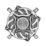 Titan DC-155A915Z/RPW 1U / Mini-ITX PC Intel Socket LGA 1150/1151/1155/1156 Low-Profile CPU Cooler w/ 95mm Cooling Fan