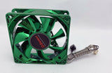 Wholesale Lot 10:  NEW 80mm Quad LED Cooling Fan Array Kit for Open Frame Mining Rig Case