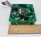 Wholesale Lot 10:  NEW 80mm Quad LED Cooling Fan Array Kit for Open Frame Mining Rig Case
