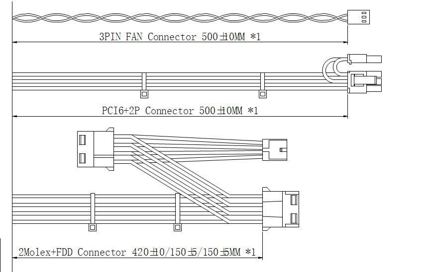 HIGH POWER® HPC-430-N12S (APFC) 430W Efficient Active PFC ATX 12V EuP Lot 6 Power Supply
