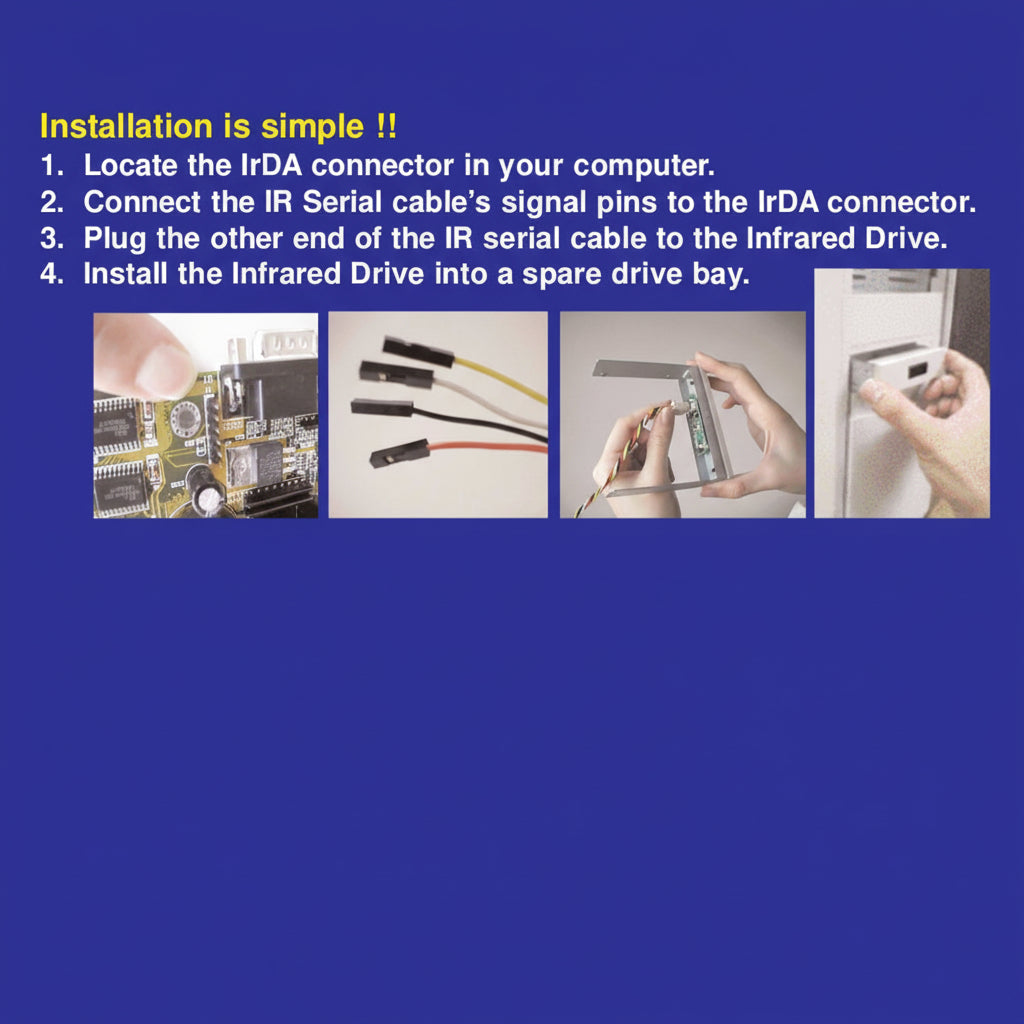 NEW Infrared Drive Module, IR Cable, and 2x Screws Kit
