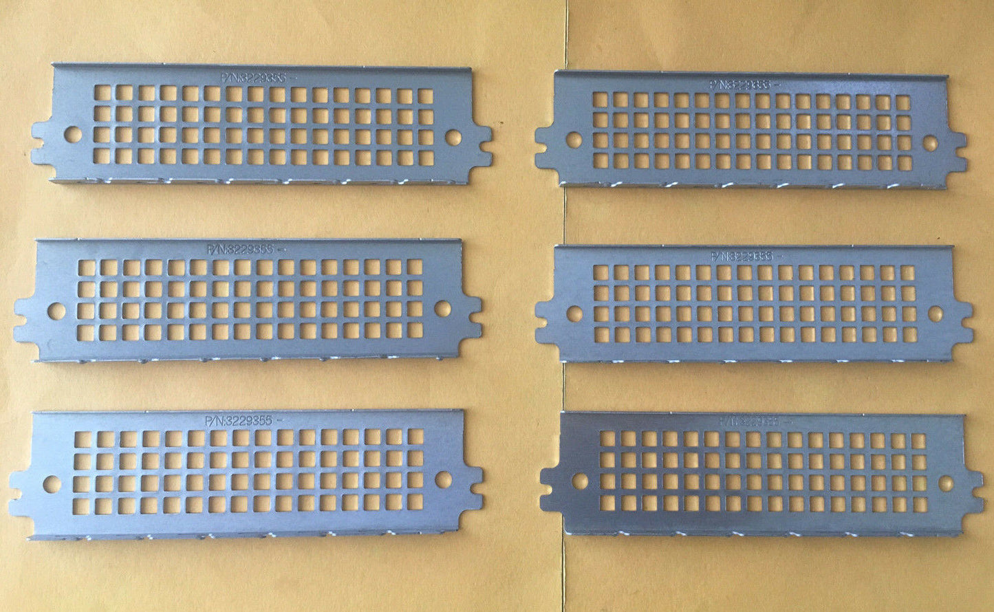 lot of 6: Genuine Enlight P/N:3229355 Server/PC 5.25" Drive Bay EMI Shield Plate
