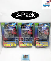 3-Pack: NEW Evercool Crystal 80mm x 35mm Multi-Color LED PC Case Cooling Fan Lot