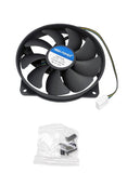 Low-Profile 95mm x 15mm Replacement 4-pin PWM CPU Cooling Fan on 80mm Frame JD9515K80