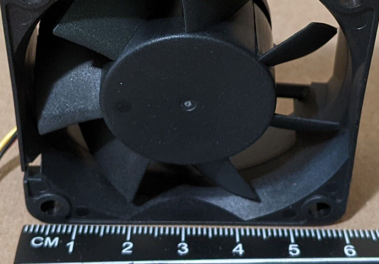 2-Pack: T&T MWP625FH12B 60mm 7000 RPM Dual Ball Bearing DC 12V Server Cooling Case Fan