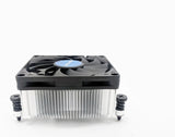 HIGH POWER® BlackAM4 Super Low Profile 40mm Height 2U/4U/Mini ITX AMD Ryzen Socket AM4/AM5 CPU Cooler with Dual Ball Bearing PWM Cooling Fan