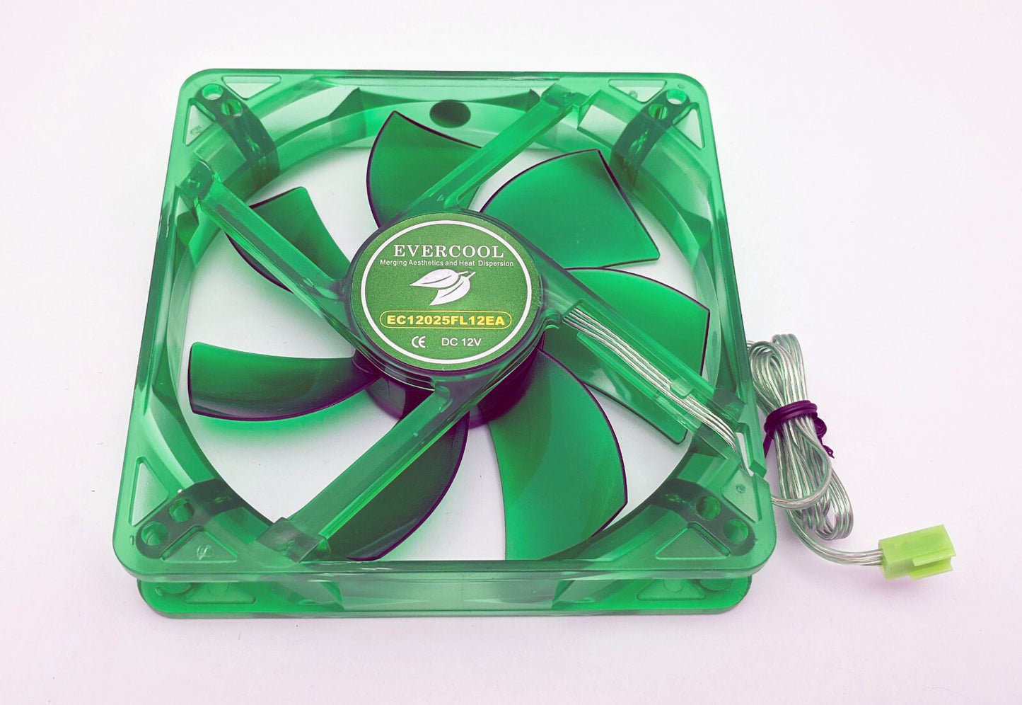 NEW Evercool Ever Green Quiet 16dBA Ever Green 120mm x 25mm 3pin PC Case Cooling Fan EGF-12