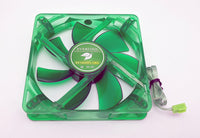 2-Pack: NEW Evercool Ever Green Quiet 16dBA Ever Green 120mm x 25mm 3pin PC Case Cooling Fan EGF-12