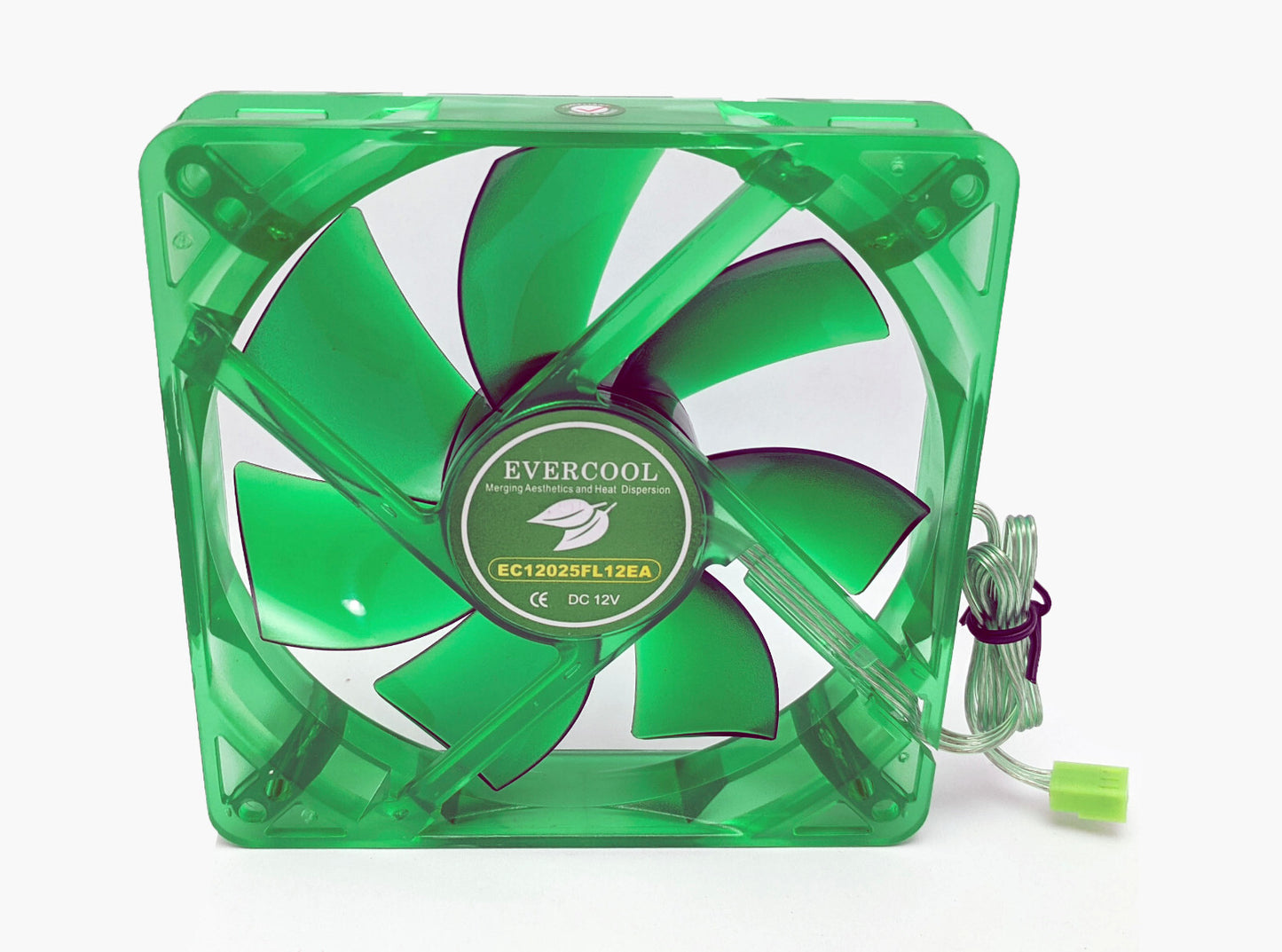 NEW Evercool Ever Green Quiet 16dBA Ever Green 120mm x 25mm 3pin PC Case Cooling Fan EGF-12