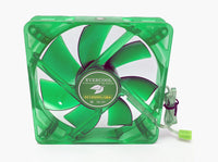 2-Pack: NEW Evercool Ever Green Quiet 16dBA Ever Green 120mm x 25mm 3pin PC Case Cooling Fan EGF-12