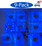 9-Pack: NEW HIGH POWER/LY 2pin 135mm/140mm Replacement LED ATX Power Supply Fan