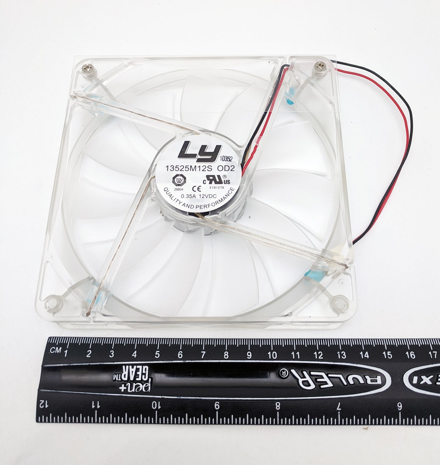 2-Pack: NEW HIGH POWER/LY 2pin 135mm/140mm Replacement LED ATX Power Supply Fan (Copy)