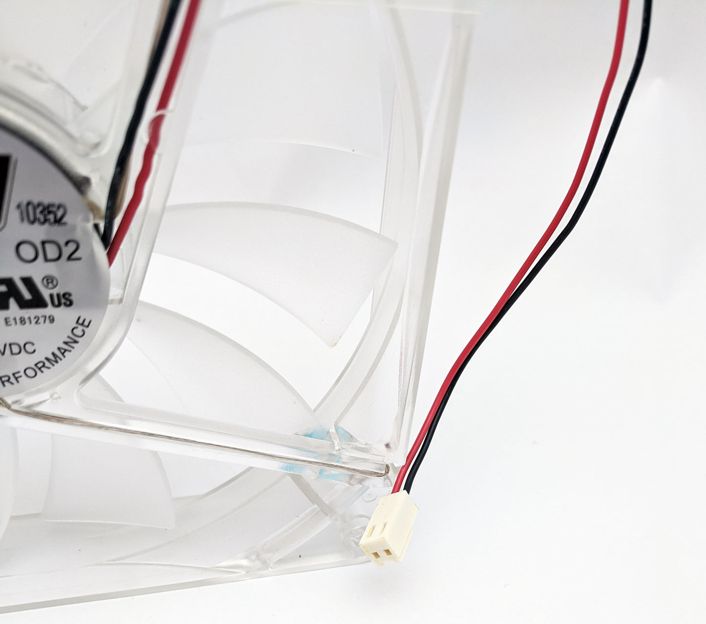 2-Pack: NEW HIGH POWER/LY 2pin 135mm/140mm Replacement LED ATX Power Supply Fan (Copy)