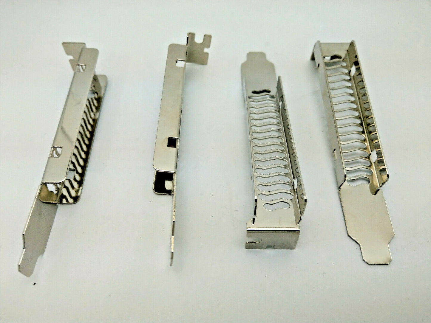 NEW 10-Pack Chrome PC Case Air Ventilated Addon Card Expansion Slot Cover Plates