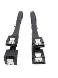 800-Pack: NEW 18-in SATA III 3.0 SSD/HDD Data Cables w/Locking Latch, 6Gbps