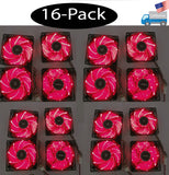 Wholesale 16-pack: NEW Enermax Twister 80mm x 25mm RED LED 3-pin 12V Case Cooling Fan Model: XUCTA8N-R