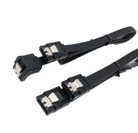 800-Pack: NEW 18-in SATA III 3.0 SSD/HDD Data Cables w/Locking Latch, 6Gbps