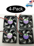 4-Pack New MO N5010B2-8 2pin 50mm x 10mm 12V UL/TUV Ball Bearing RC Auto Car Fan